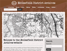 Tablet Screenshot of ecclesfield-district-archives.com